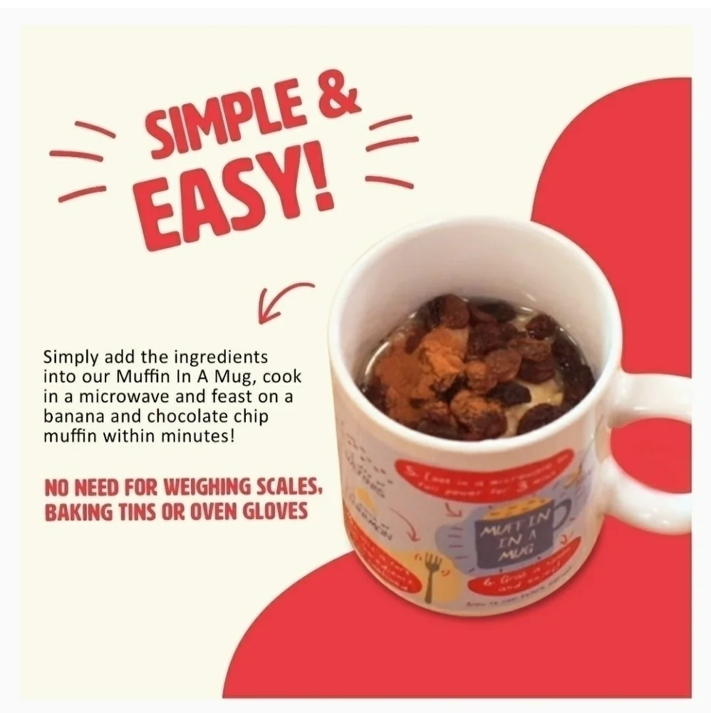 A Mug that makes a muffin in 3min